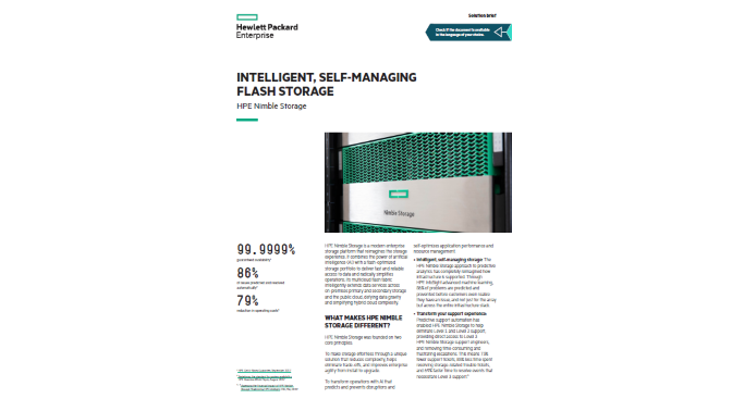 Whitepaper Nimble Storage Brief